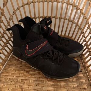 Nike Black and Red Men's Shoes